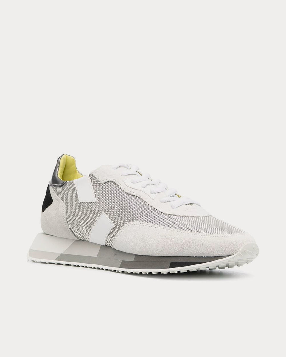 Ghoud Venice Grey & White Low Top Sneakers Sneak in Peace