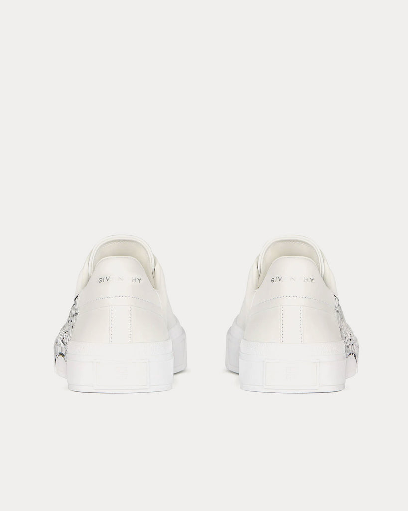 City Sport Leather White / Black Low Top Sneakers