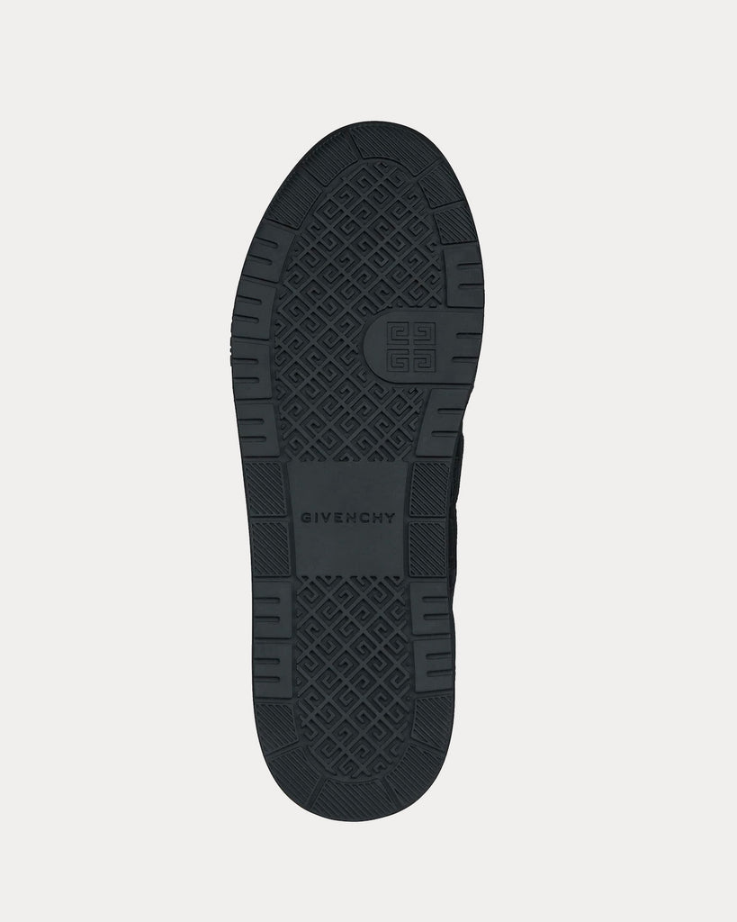 G4 Leather Black Low Top Sneakers
