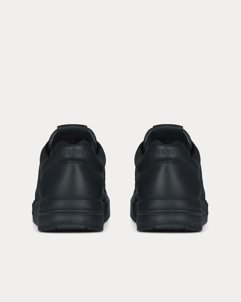 G4 Leather Black Low Top Sneakers