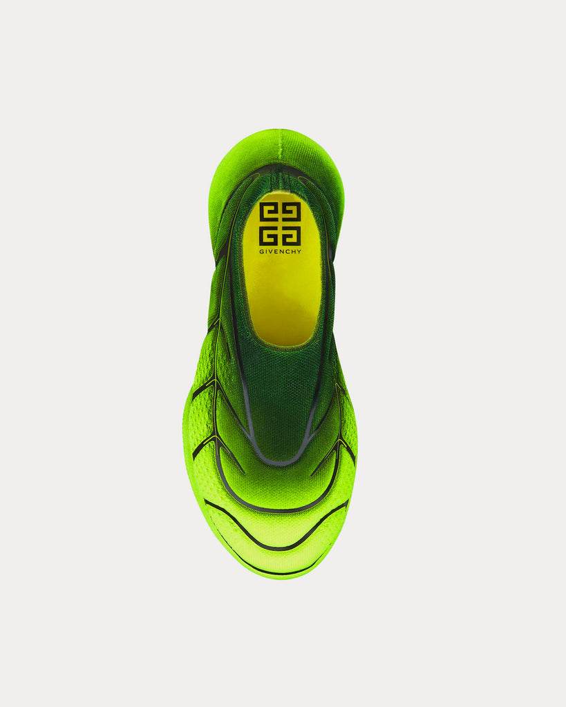 TK-360+ Knit Black Yellow Slip On Sneakers