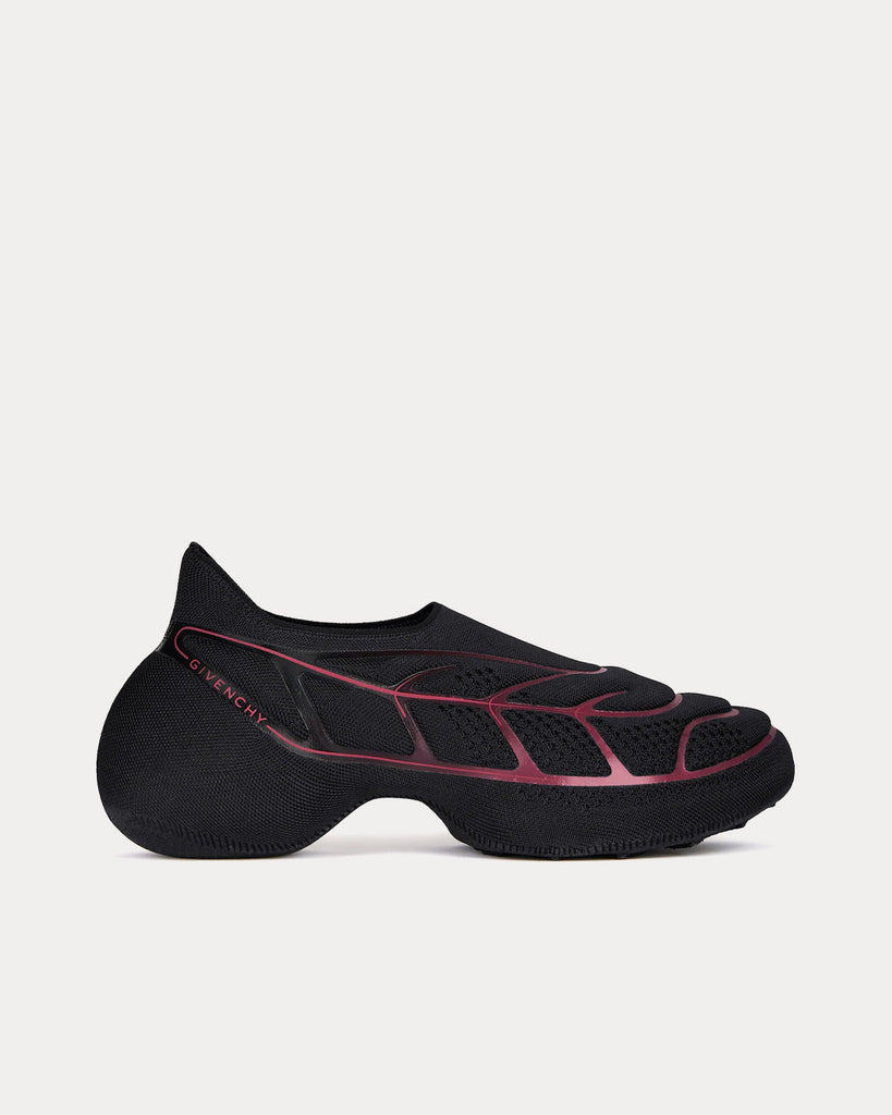 TK-360+ Mesh Black / Burgundy Low Top Sneakers
