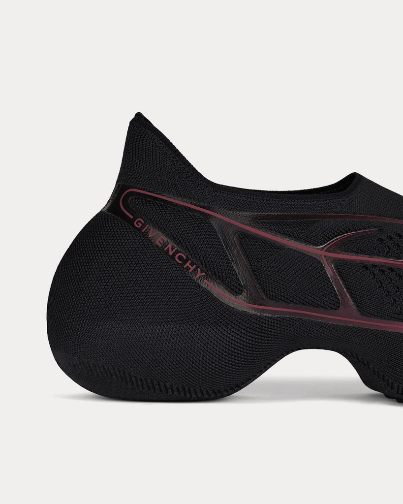 TK-360+ Mesh Black / Burgundy Low Top Sneakers