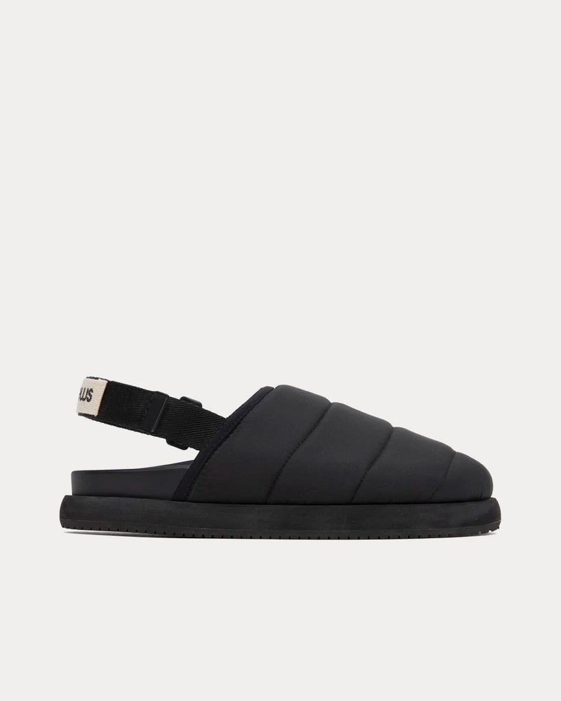 Namer Quilted Black Slip Ons