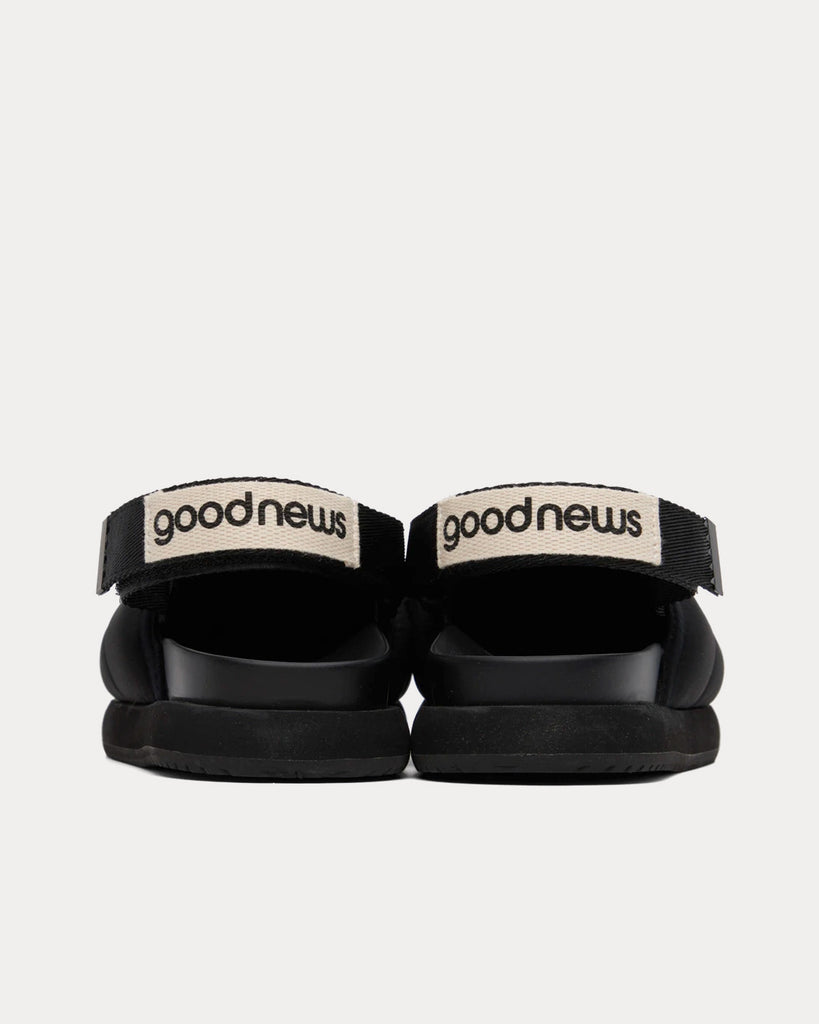 Namer Quilted Black Slip Ons