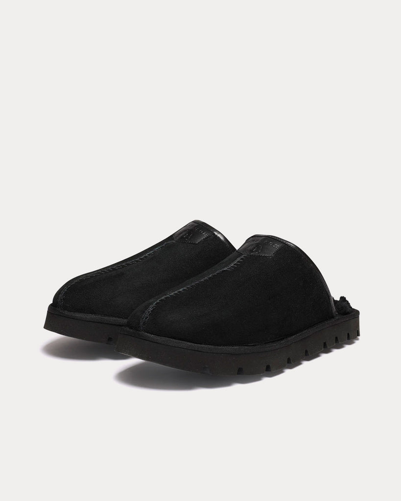 Wainwright Shearling Black Slip Ons