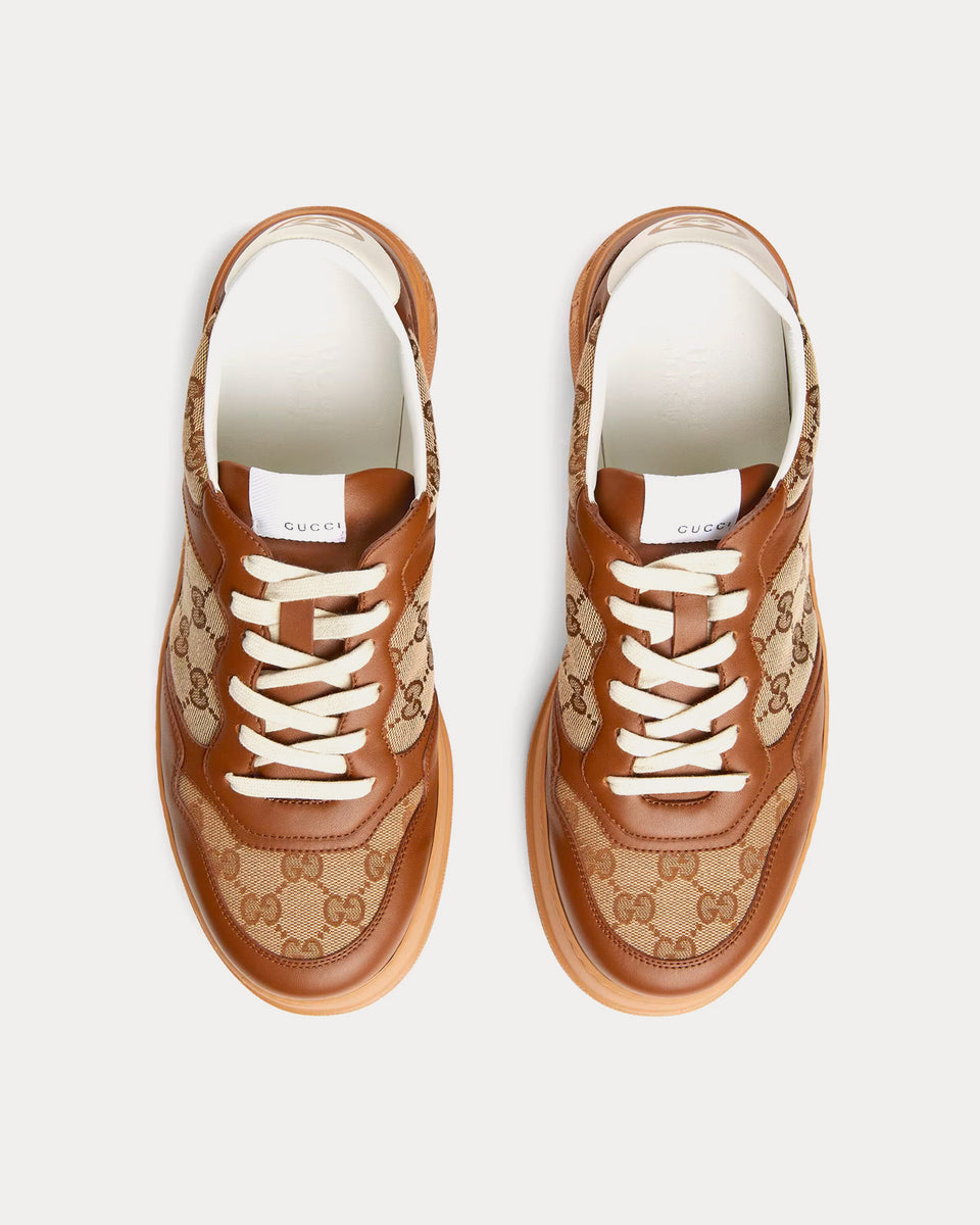 Gucci Men's GG Sneaker, Brown, GG Canvas