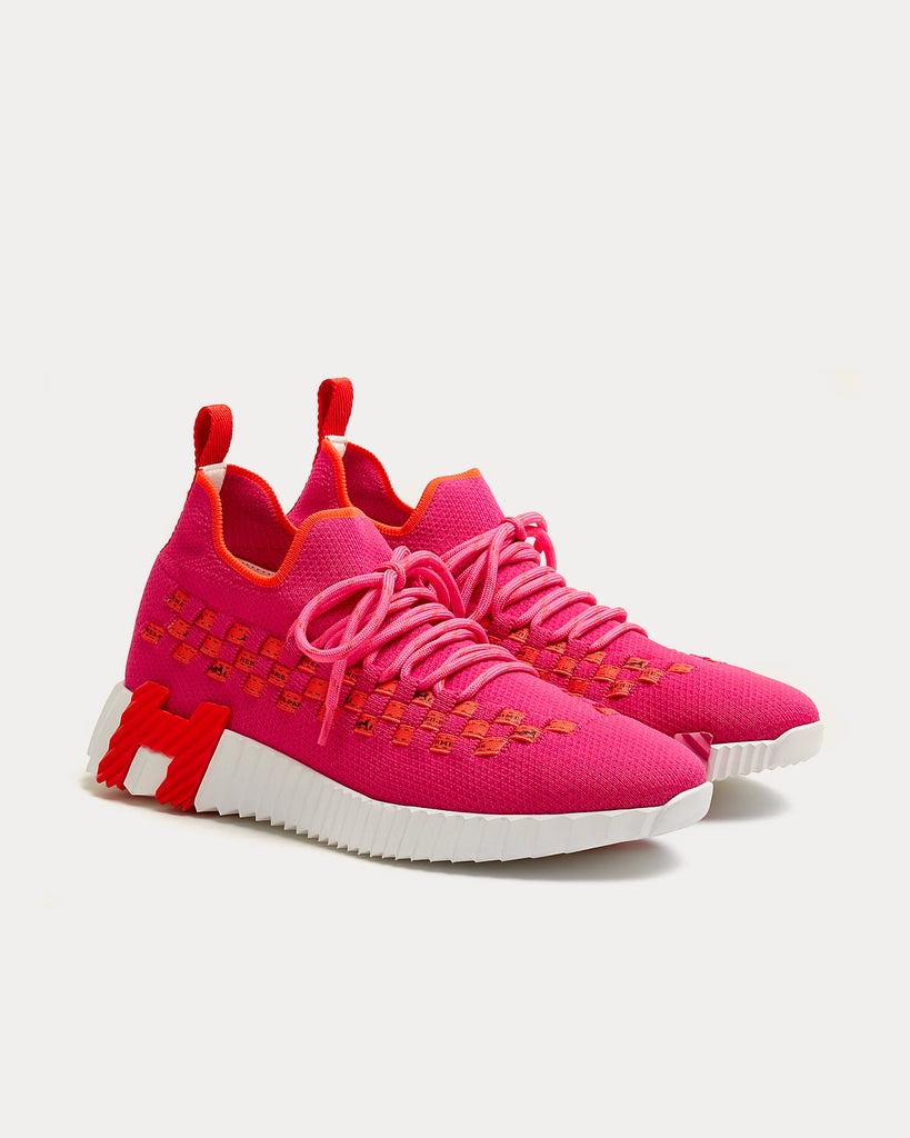 Flex Rose Framboise / Orange Low Top Sneakers