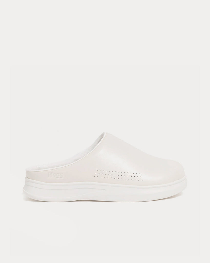 Log 1.0 All White Slip Ons