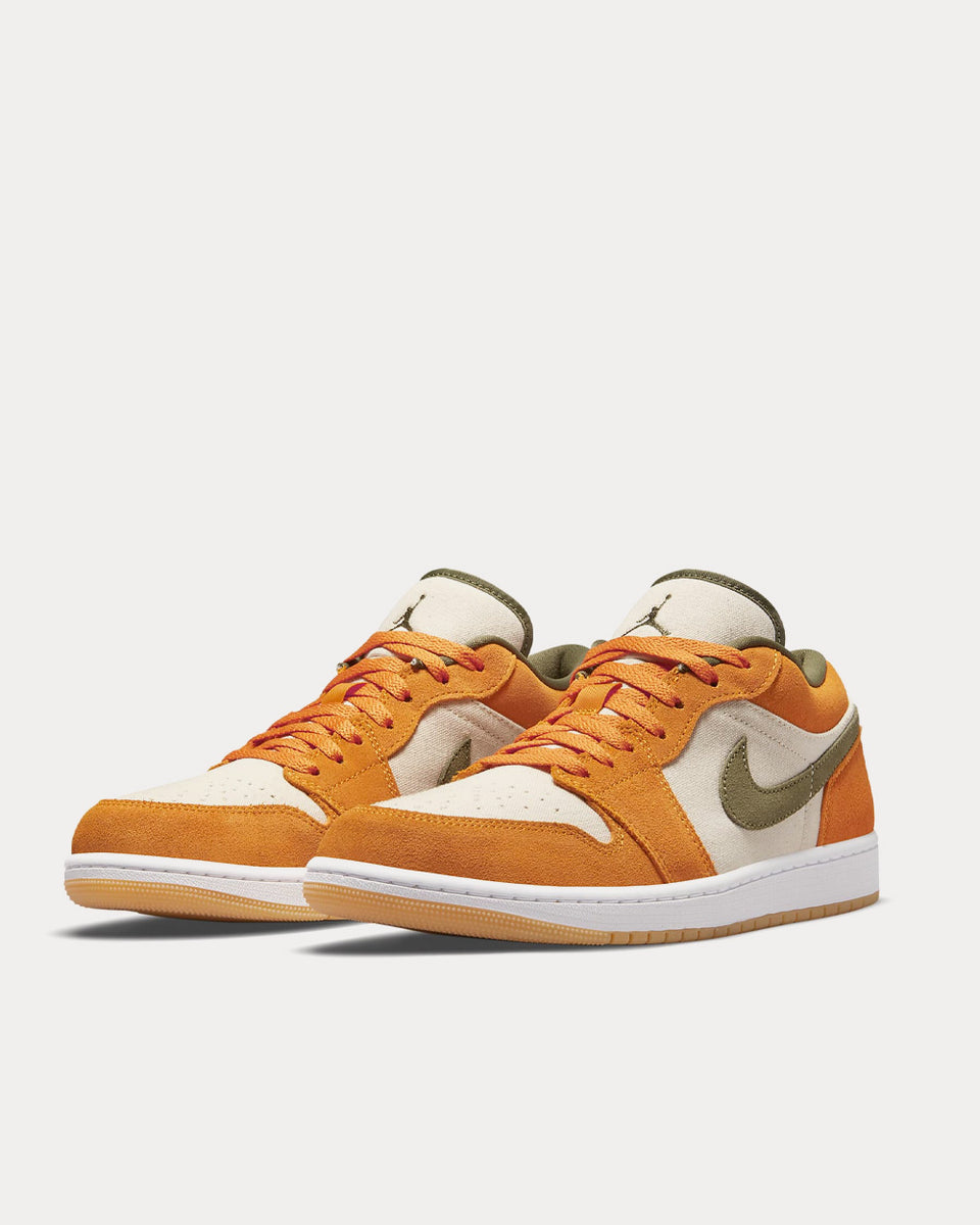 Jordan Air Jordan 1 Low SE White / Light Curry / White / Medium Olive Low  Top