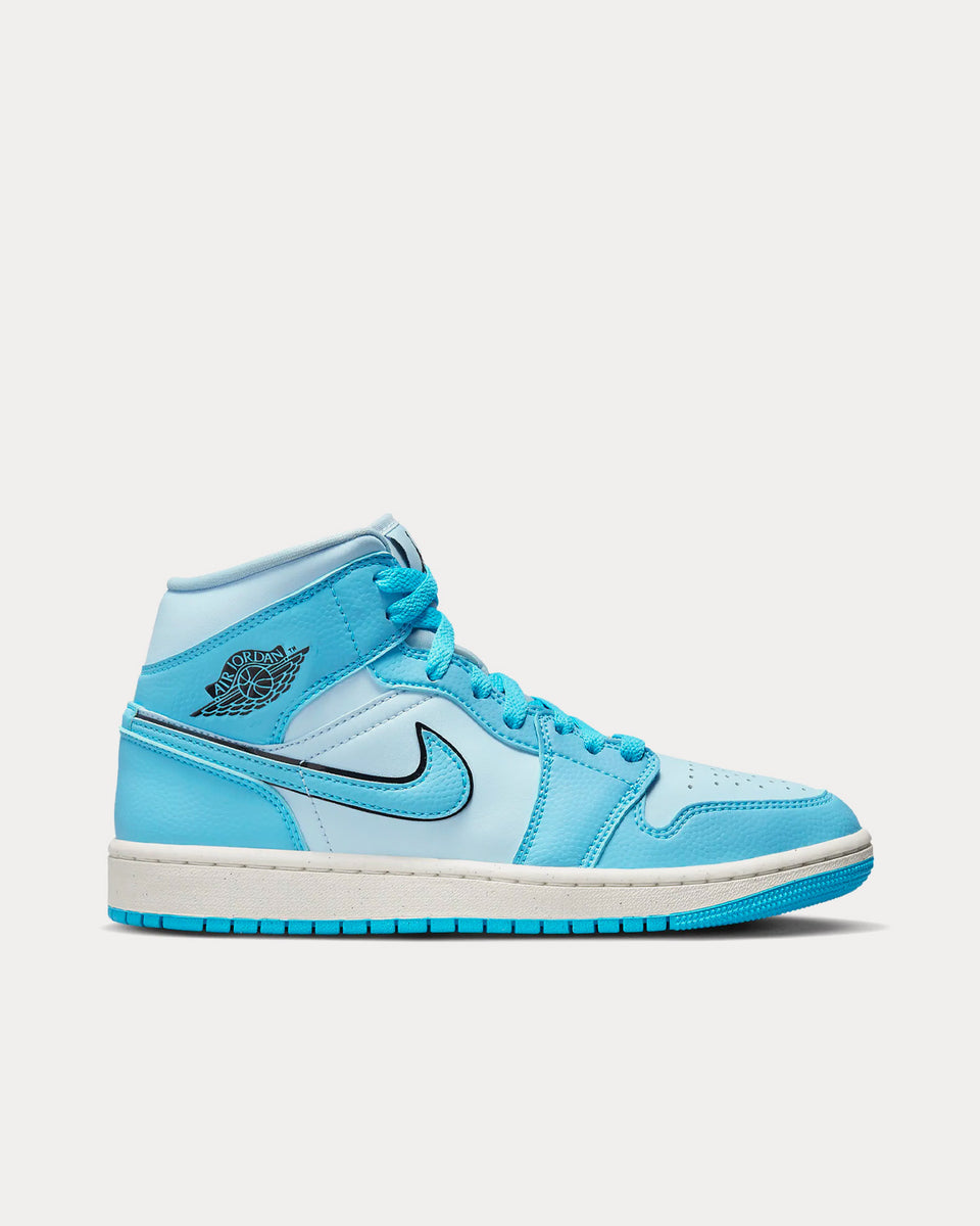 The blue and black jordans on sale