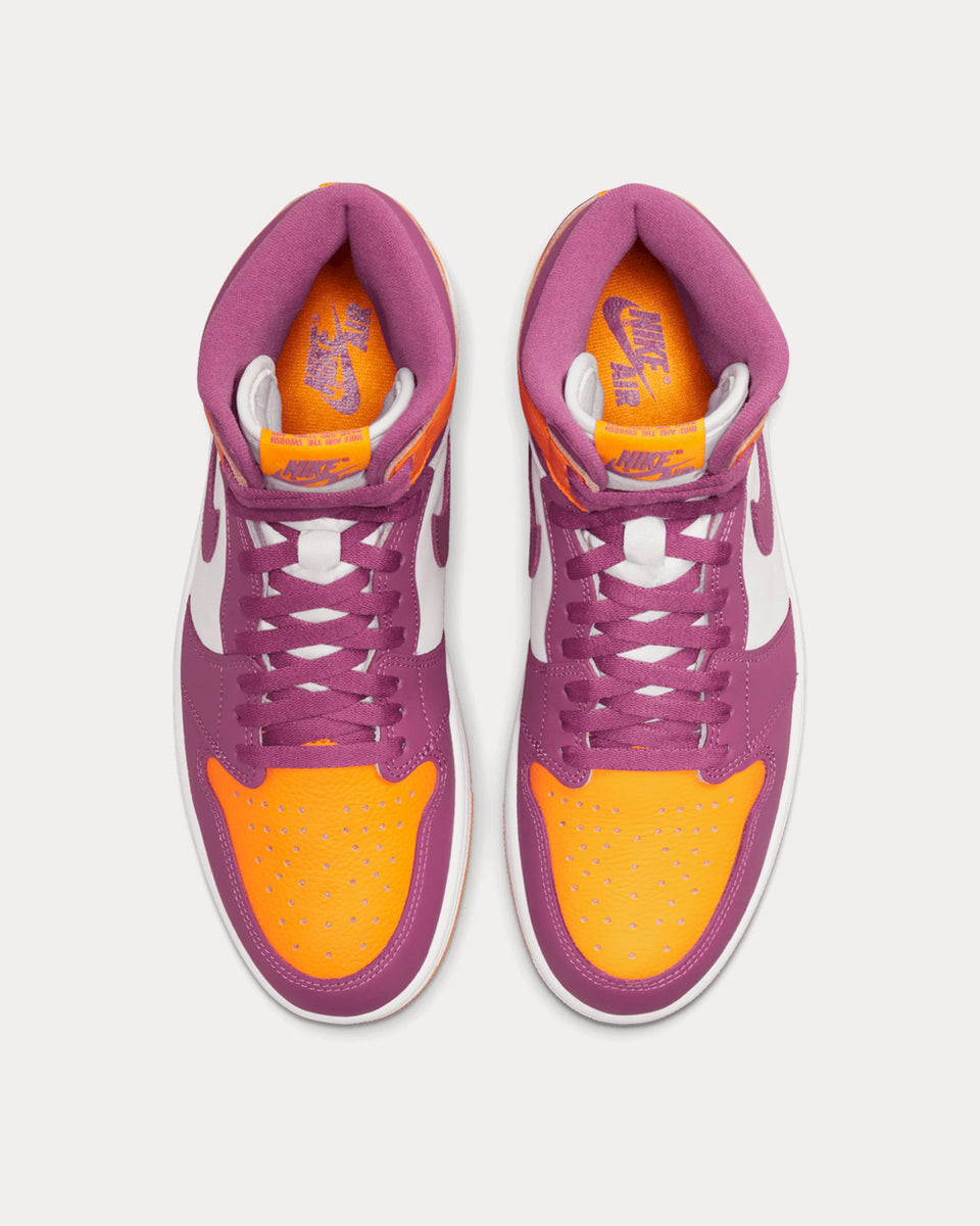 purple and gold air jordan 1