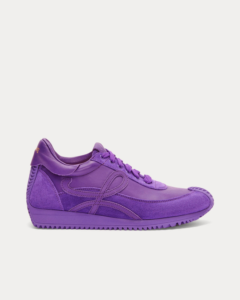 Flow Runner in Calfskin Bouganville Low Top Sneakers