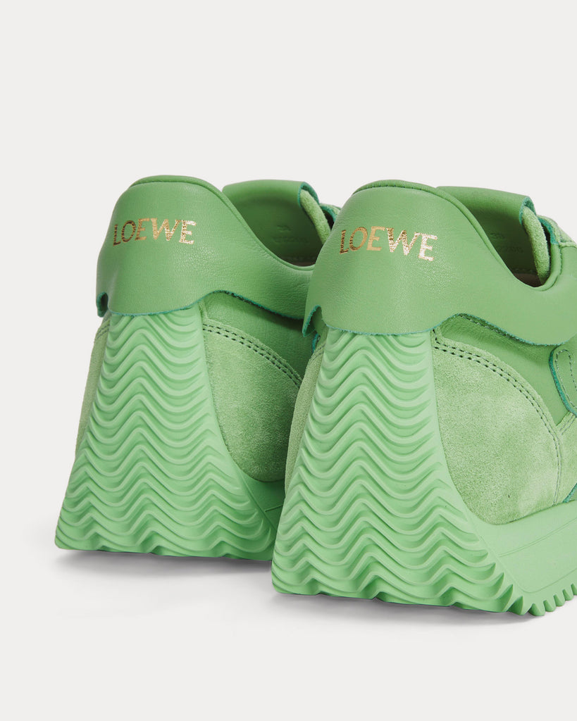 Flow Runner in Calfskin Mint Low Top Sneakers