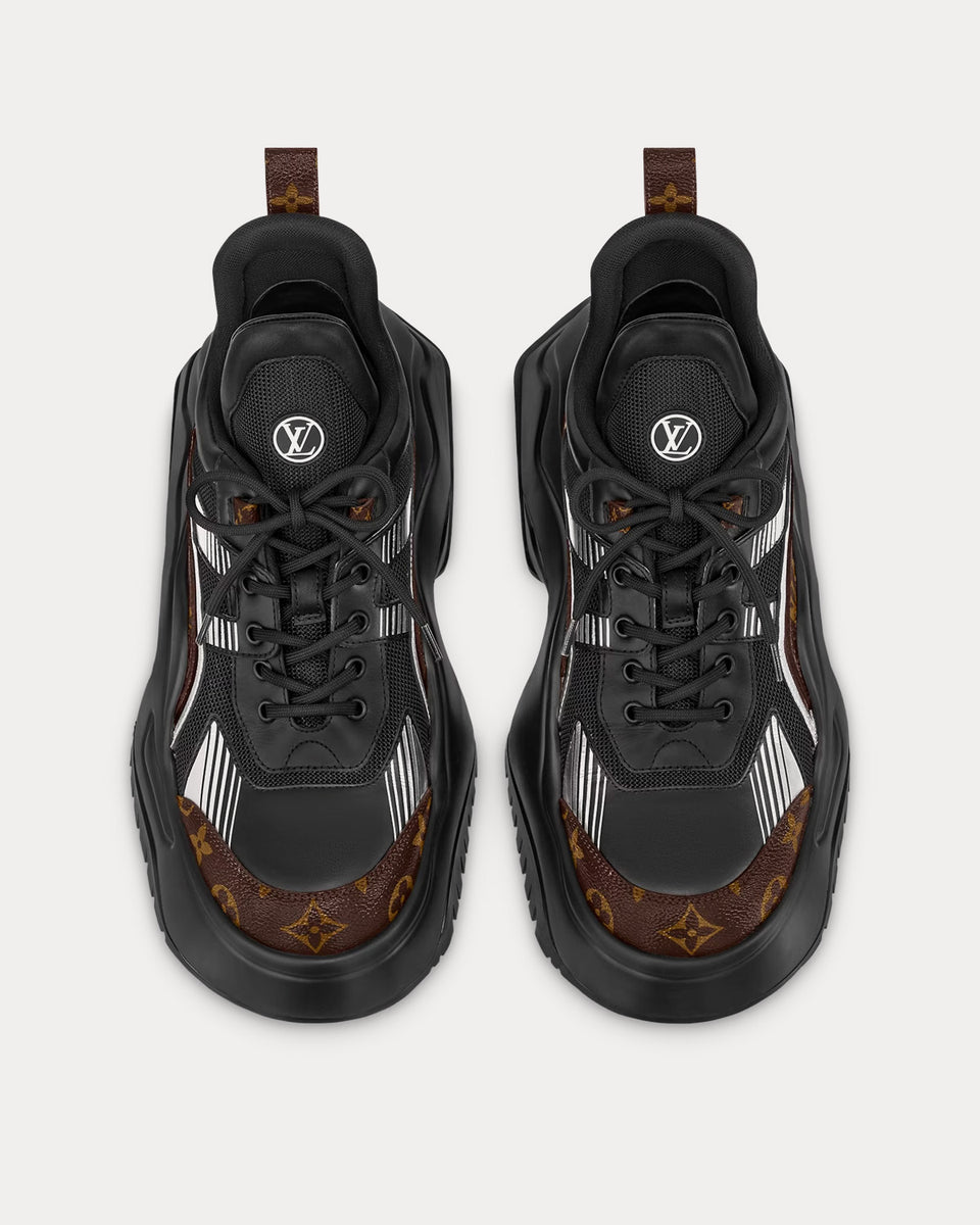 Louis Vuitton LV Archlight 2.0 Platform Patent Monogram / Black Low Top  Sneakers - Sneak in Peace