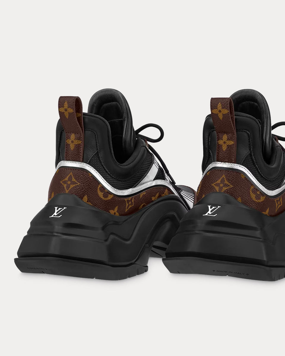 Louis Vuitton LV Archlight Platform Patent Monogram / Black Low Top Sneakers - Sneak in Peace