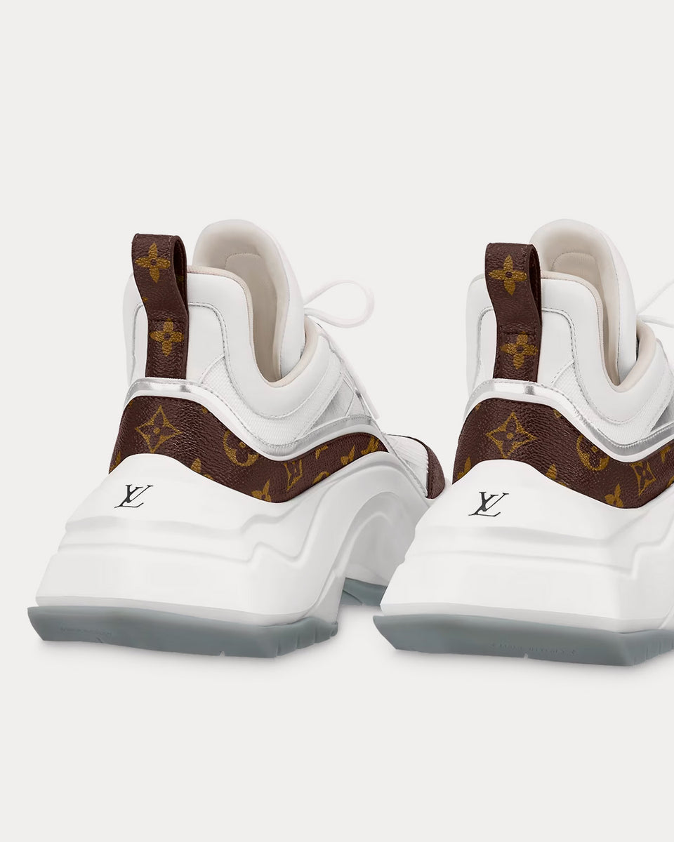 Louis Vuitton LV Archlight 2.0 Platform Patent Monogram / White Low Top