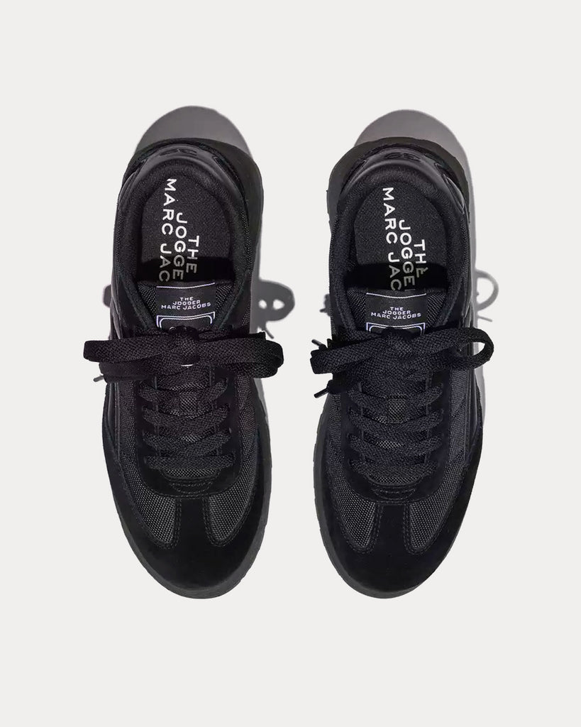The Platform Jogger Black Low Top Sneakers