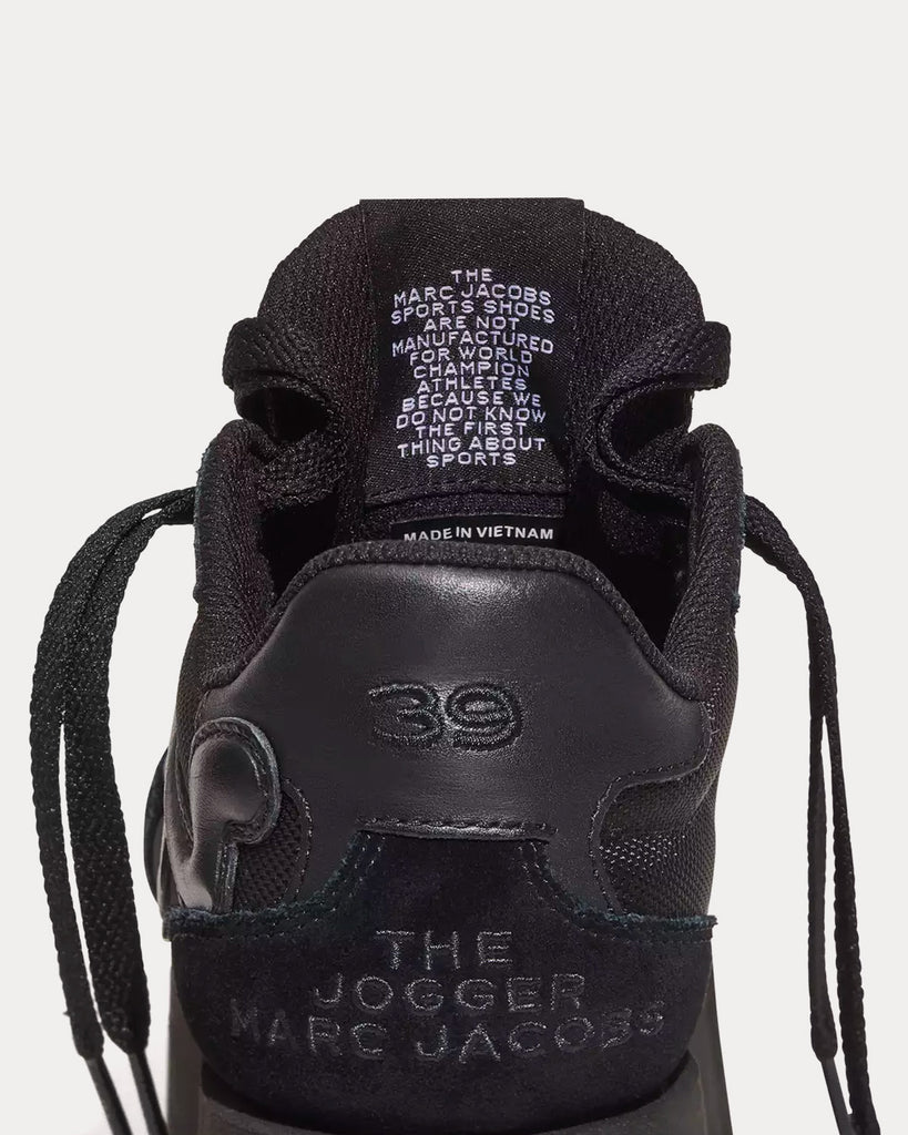 The Platform Jogger Black Low Top Sneakers