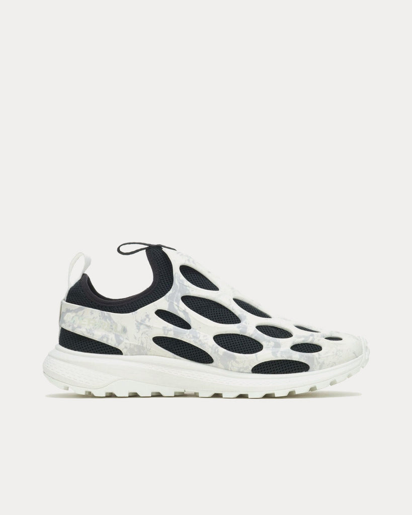 Hydro Runner White / Black Slip On Sneakers