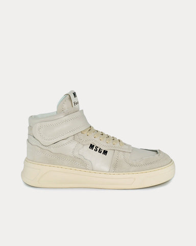 MSGM x ACBC Fantastic Green White High Top Sneakers