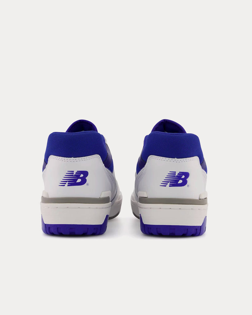 550 White / Infinity Blue Low Top Sneakers