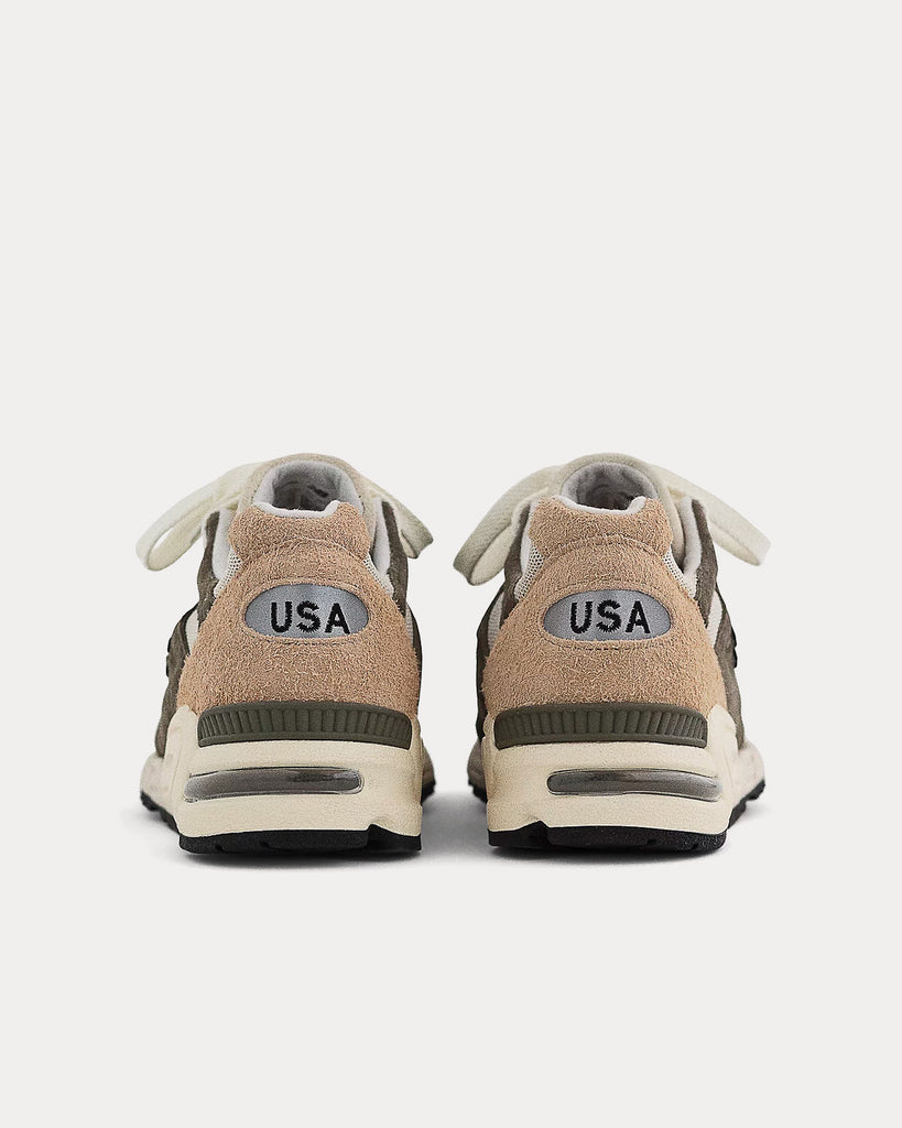 Made in USA 990v2 Grey / Tan Low Top Sneakers