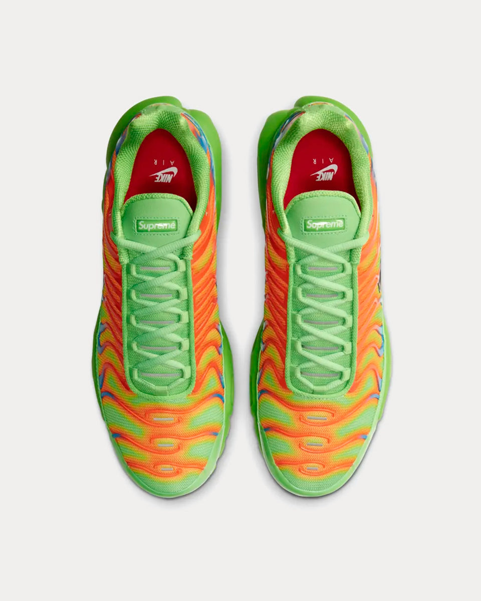 Nike x Supreme Air Max Plus Mean Green Low Top Sneakers Sneak in