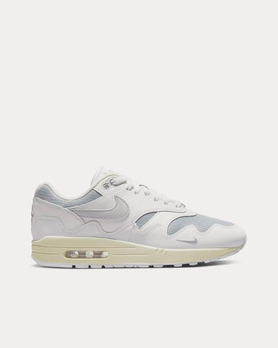 Nike x Patta Air Max 1 Waves White Low Top Sneakers Sneak in Peace