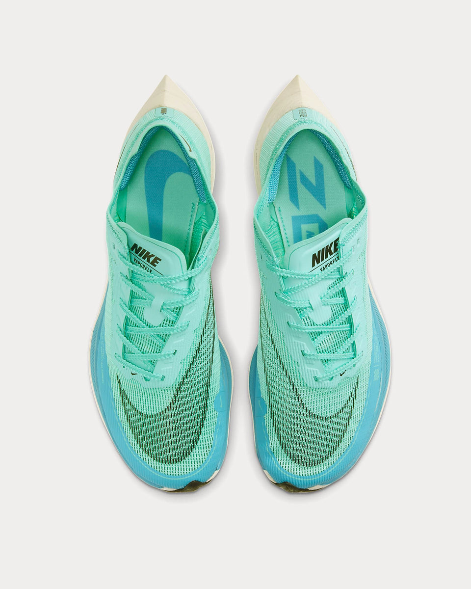 Nike ZoomX Vaporfly Next% 2 Aurora Green, Chlorine Blue, Pale Ivory, Black