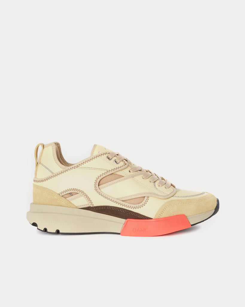 Aurora Runner Light Yellow Low Top Sneakers