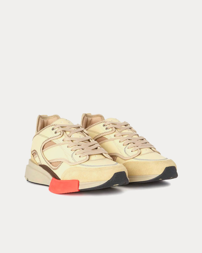 Aurora Runner Light Yellow Low Top Sneakers