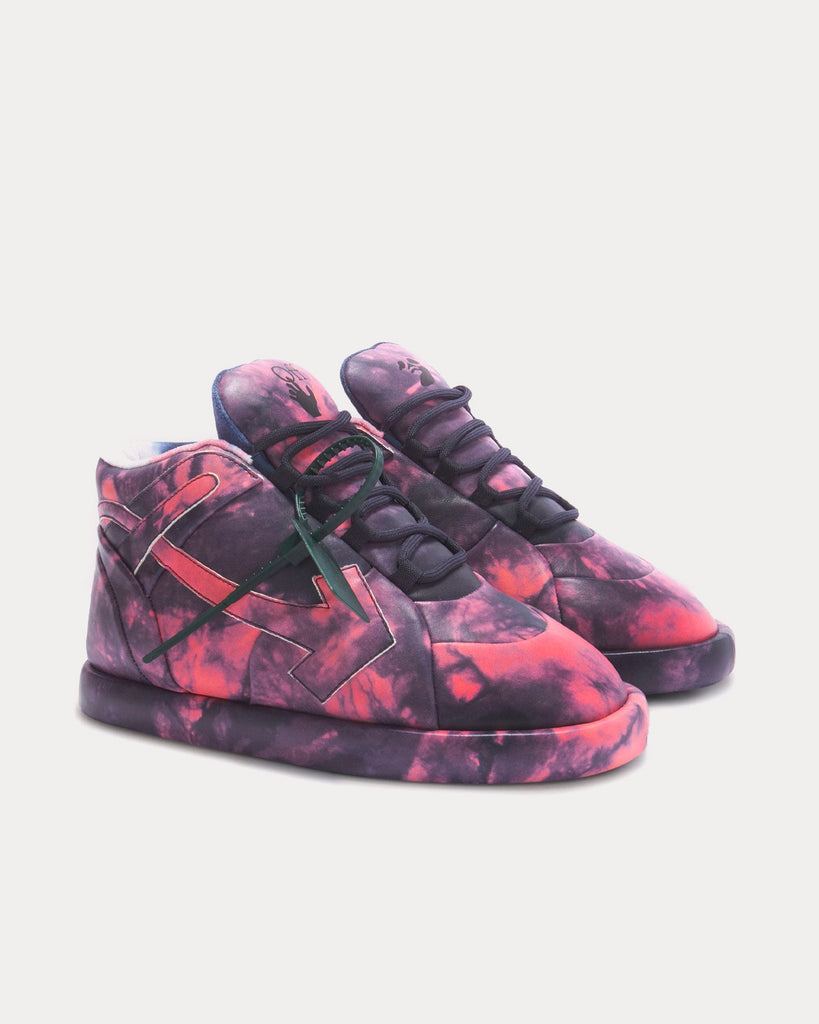 Bump Sneaker Tie Dye Purple / Fuchsia High Top Sneakers