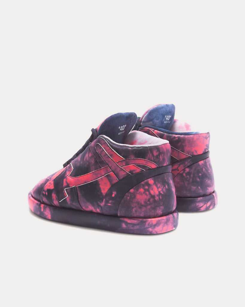 Bump Sneaker Tie Dye Purple / Fuchsia High Top Sneakers