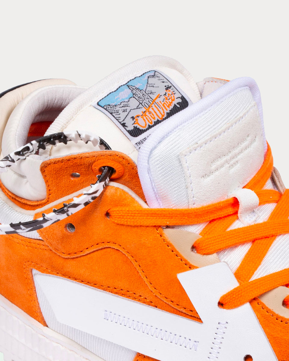 Off-White Floating Arrow White & Orange Low Top Sneakers - Sneak in Peace