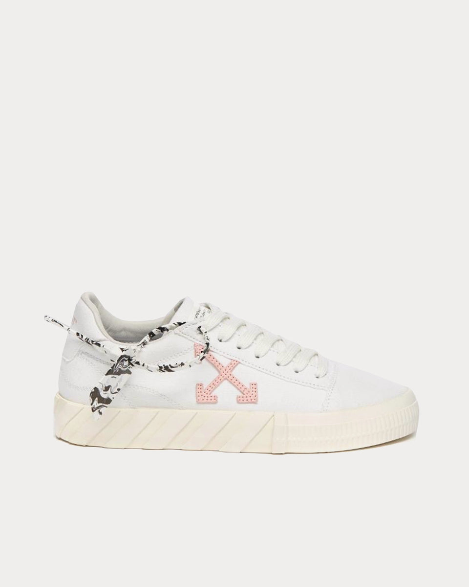 Off-White c/o Virgil Abloh Black And Pink Low Vulcanized Sneakers