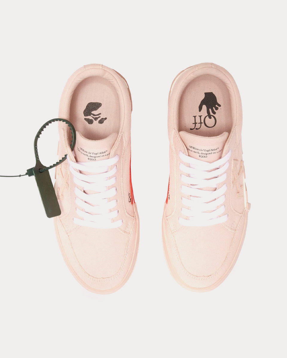 Off-White c/o Virgil Abloh Low Vulcanized Sneakers in Pink