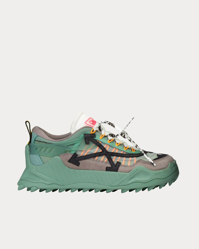 ODSY-1000 Green / Taupe Low Top Sneakers