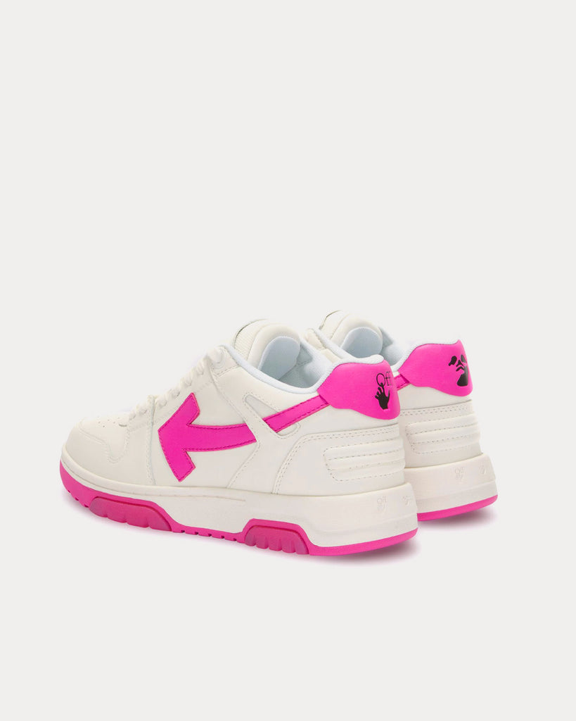 Out Of Office Panelled Lace-Up Fuchsia / White Low Top Sneakers