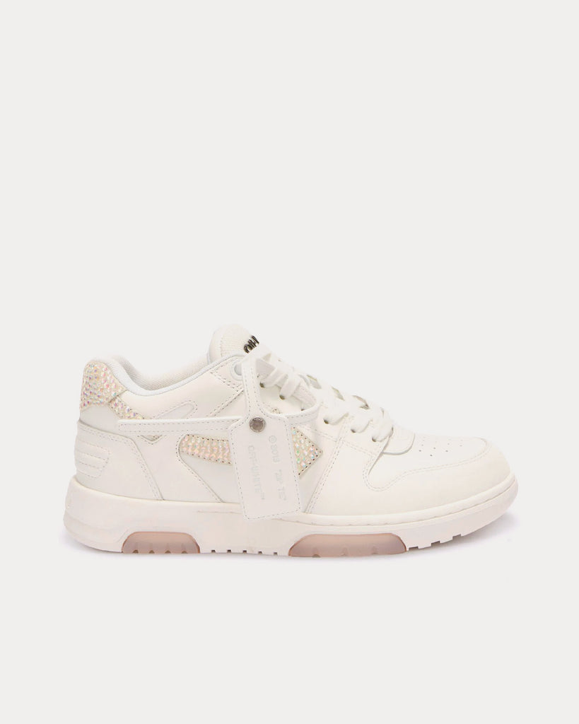Out Of Office Strass Arrow White / White Low Top Sneakers