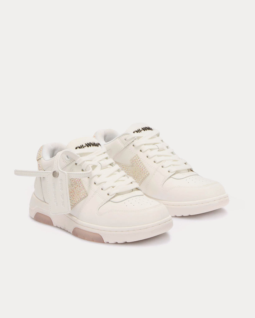 Out Of Office Strass Arrow White / White Low Top Sneakers