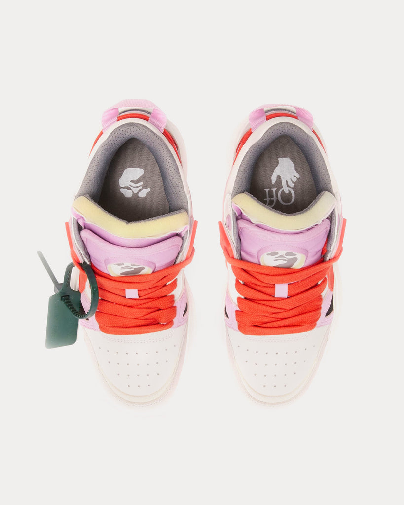 Sponge Pink / Red Mid Top Sneakers