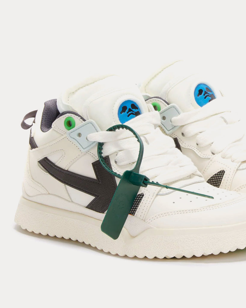 Sponge White / Black Mid Top Sneakers