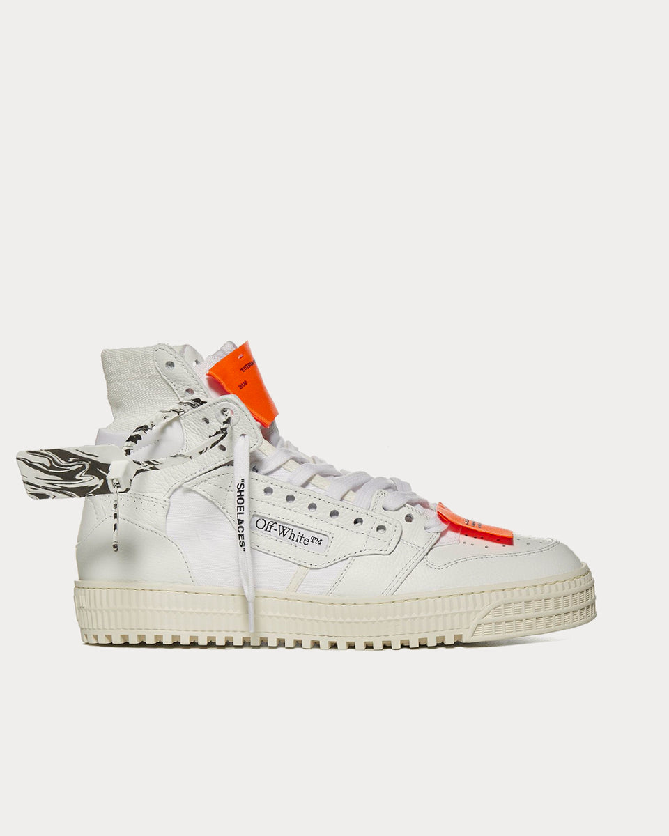 Off-White Off-Court White High Top Sneakers - Sneak in Peace