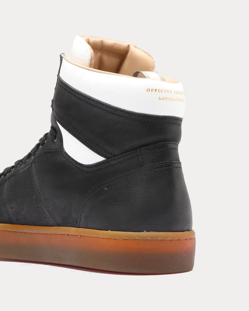 Knight 005 Black / White High Top Sneakers