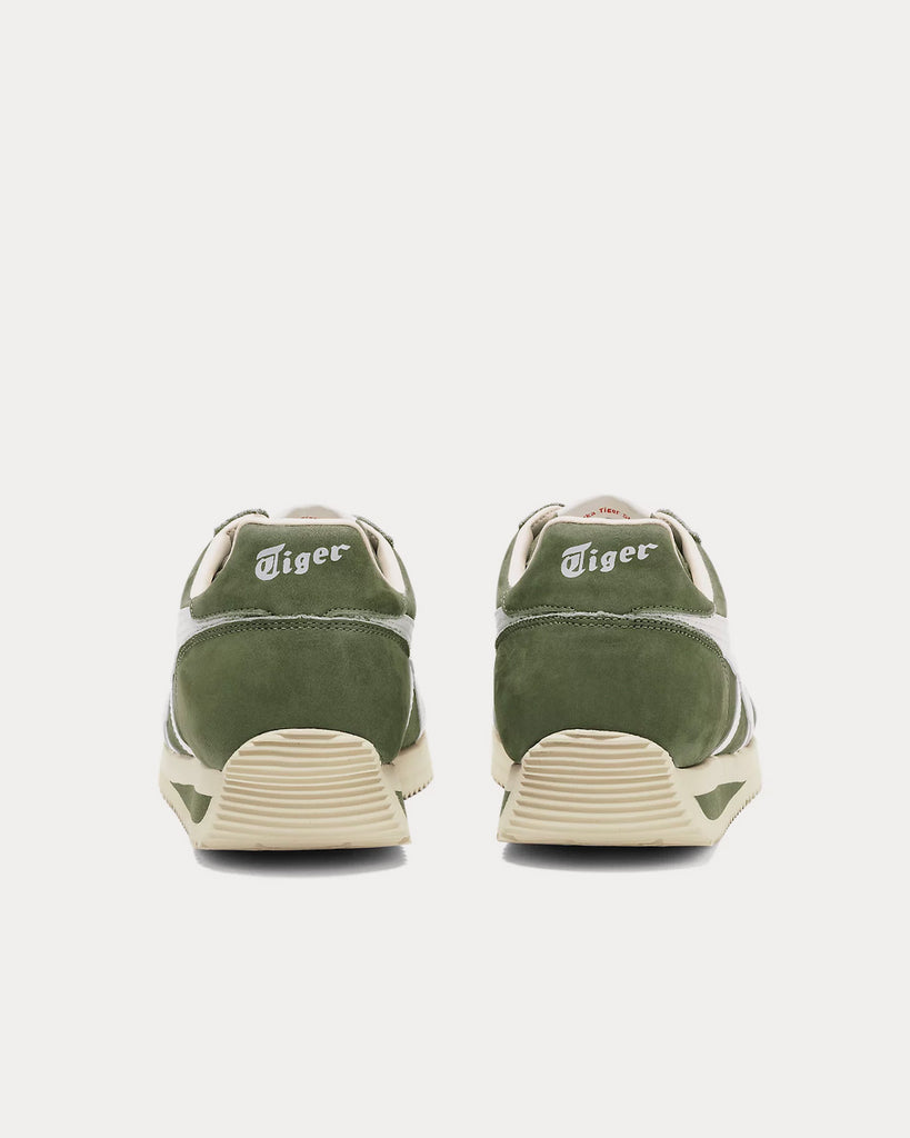 MOAL 77 'Nippon Made' Bronze Green / White Low Top Sneakers