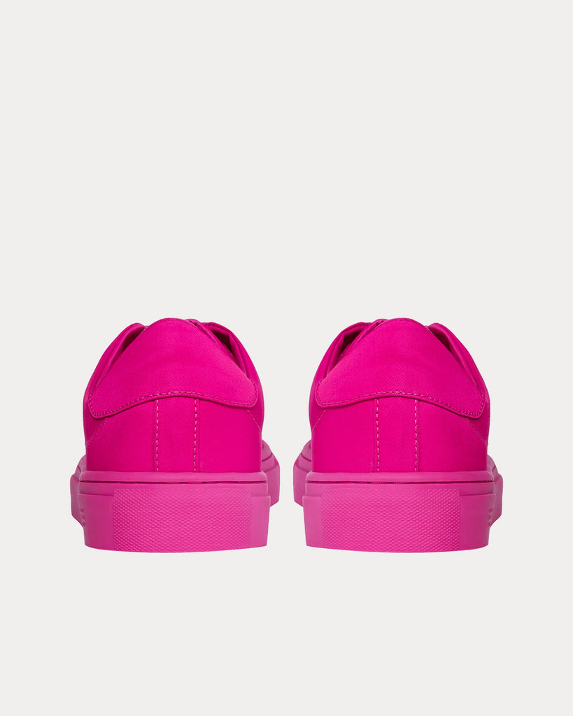 Recycled Nylon Foxglove Pink Low Top Sneakers