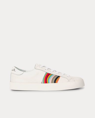 Paul Smith Pigden Swirl Trim White Low Top Sneakers