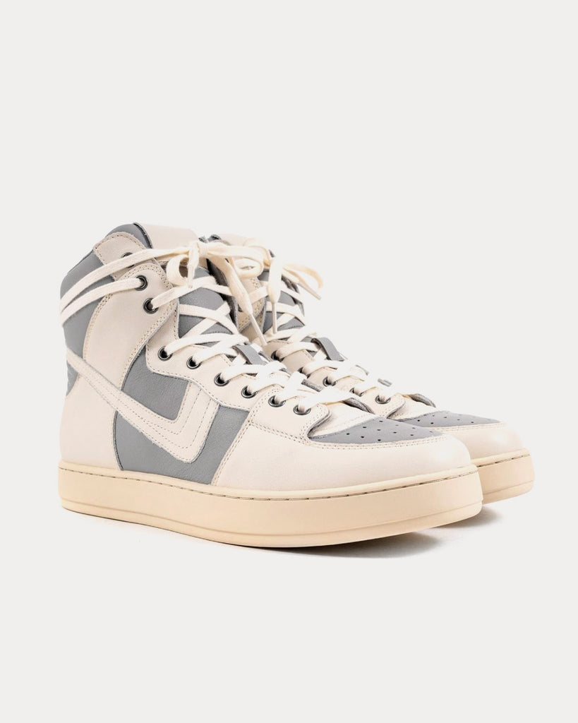 Slam High 002 Grey / White High Top Sneakers