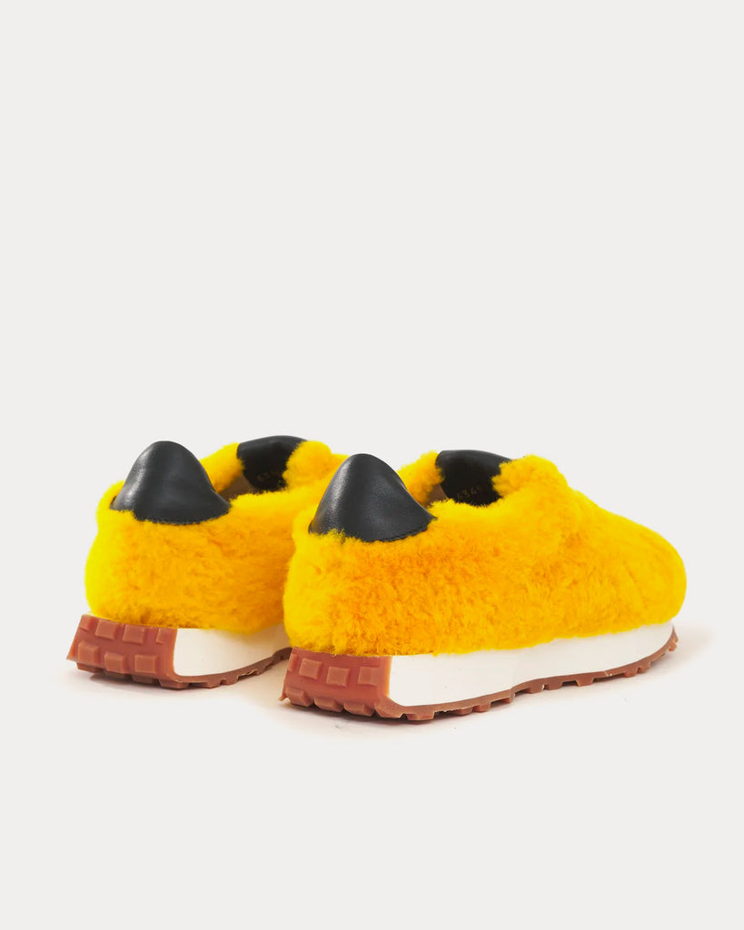Sherpa Runner Yellow Low Top Sneakers